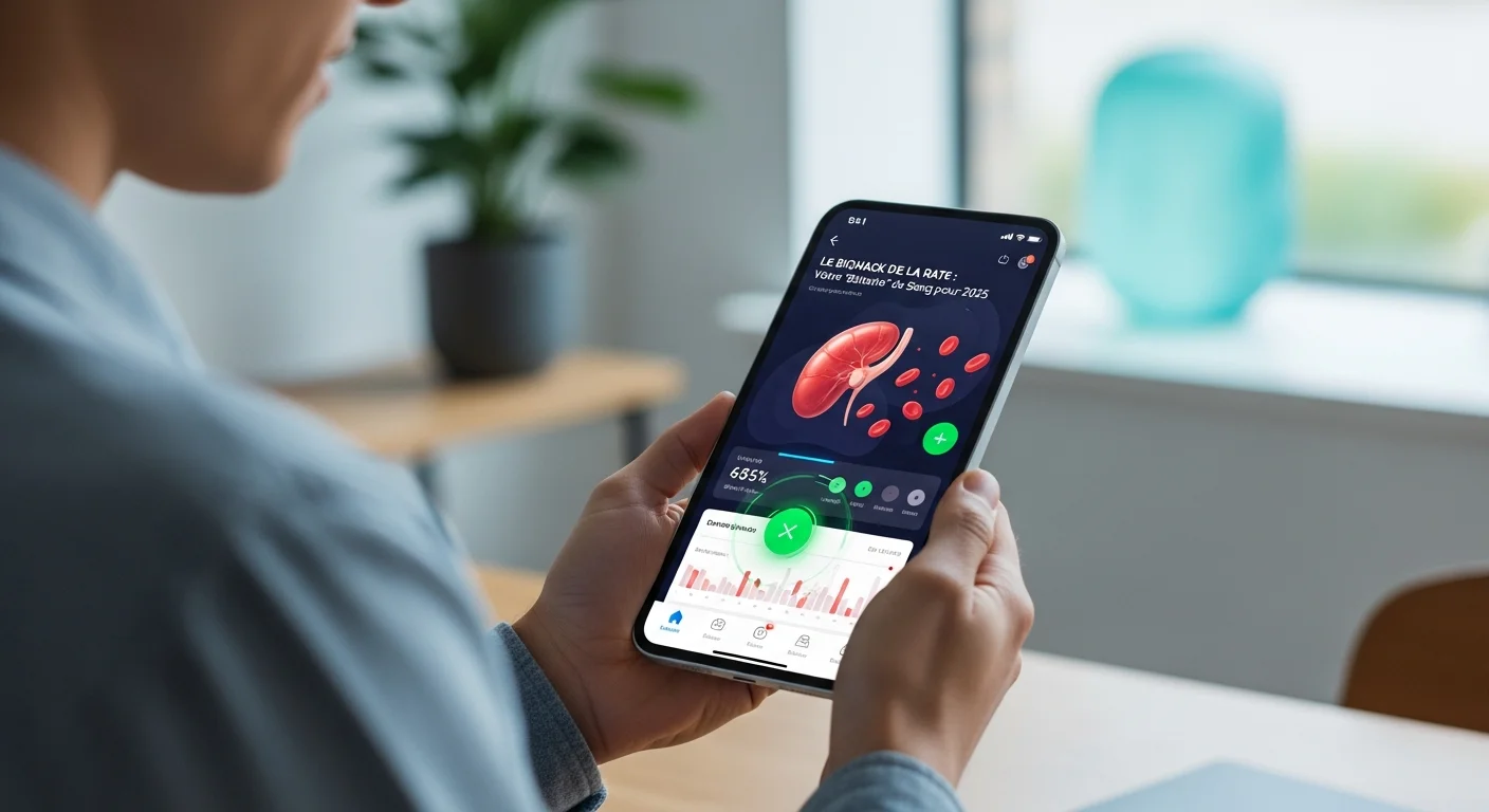 Illustration : Le Biohack de la Rate : Votre 'Batterie' de Sang pour 2025 - Guide complet FormOS
