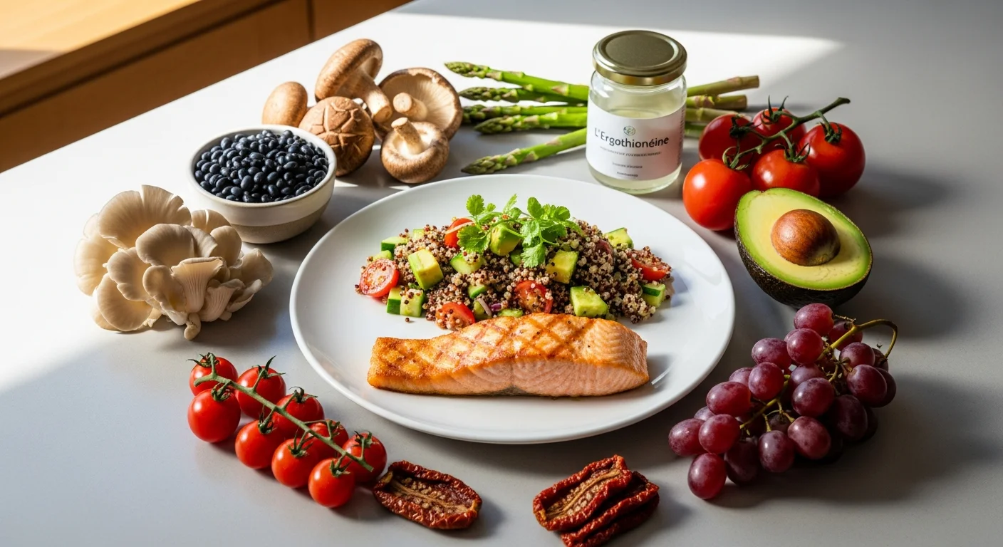 Illustration : L'Ergothonéine : La 14ème « Vitamine » de Longévité en 2025 - Guide complet FormOS