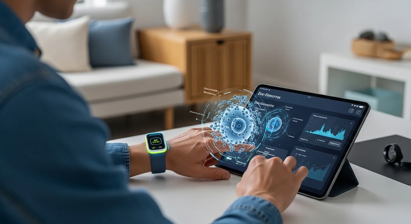 Illustration : Exer-Exosomes : Le Secret Cellulaire de la Forme en 2025 - Guide complet FormOS