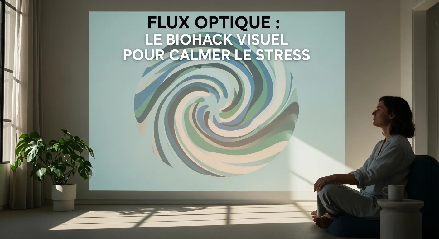 Illustration : Flux Optique : Le Biohack Visuel pour Calmer le Stress - Guide complet FormOS