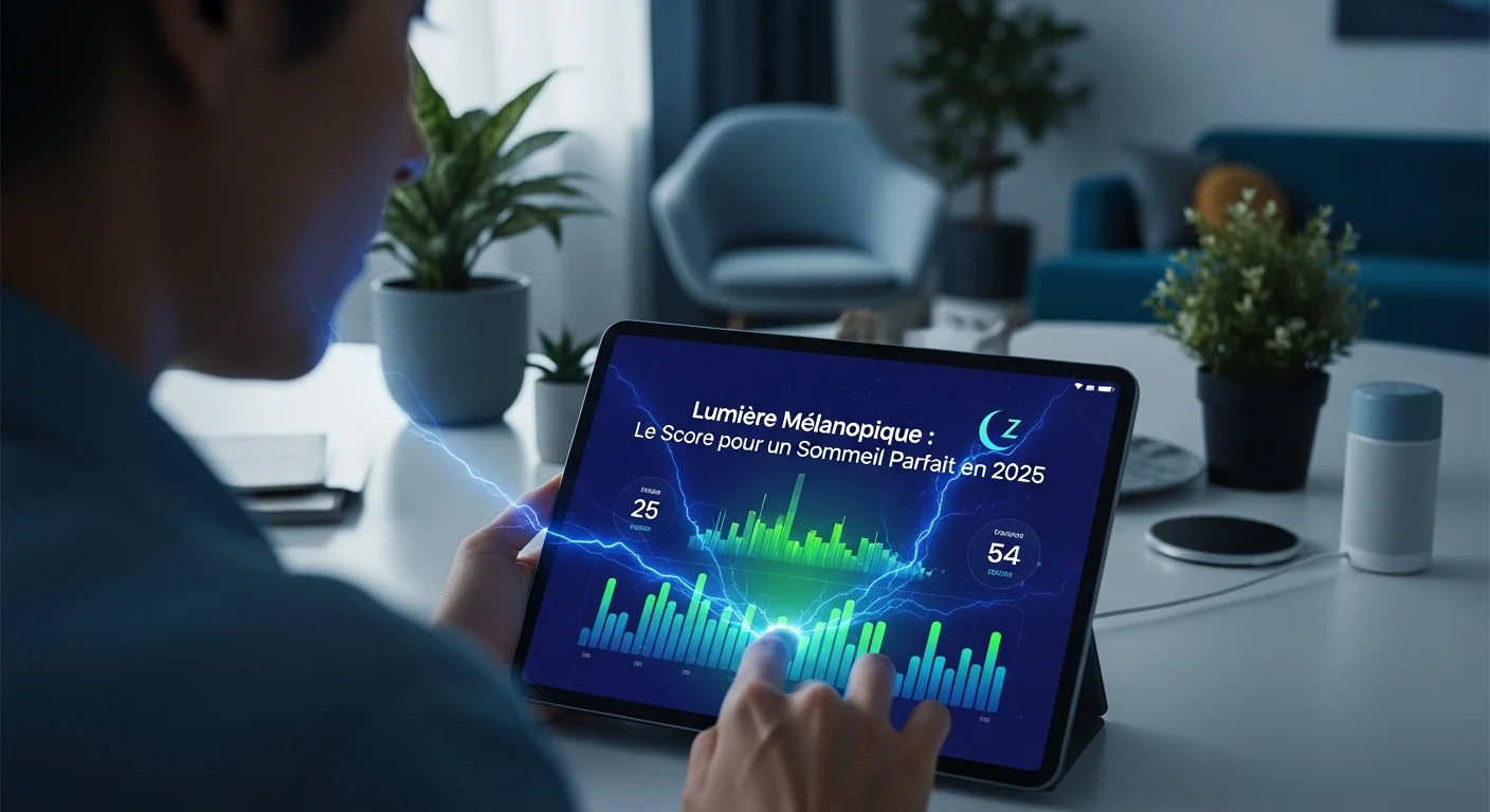 Illustration : Lumière Mélanopique : Le Score pour un Sommeil Parfait en 2025 - Guide complet FormOS