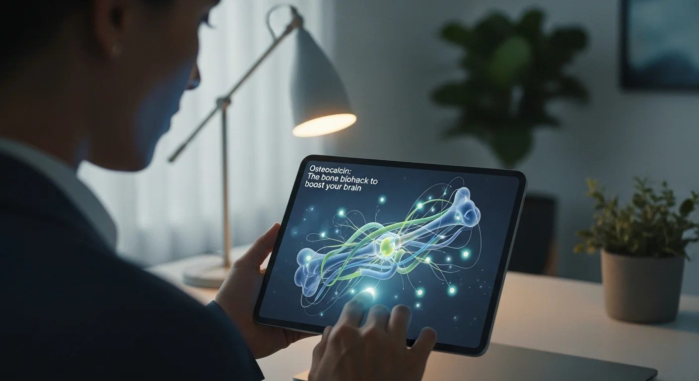Ostéocalcine : Le biohack osseux pour booster votre cerveau