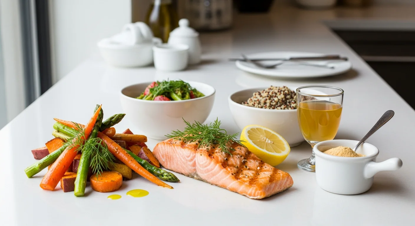 Illustration : Le Ratio Glycine-Méthionine : Le Biohack Longévité de 2025 - Guide complet FormOS