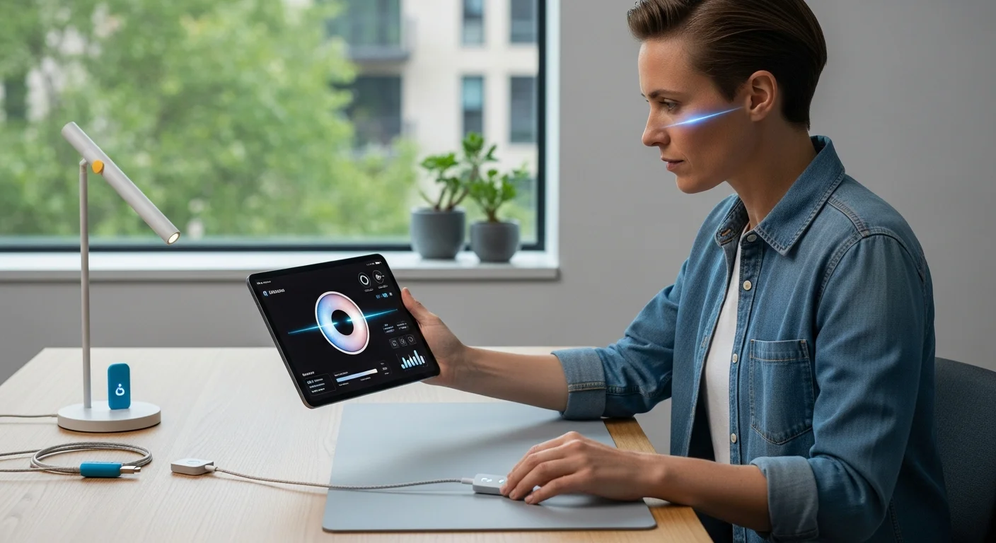 Illustration : Réflexe Photomoteur : Le biohack pupillaire pour piloter son stress - Guide complet FormOS