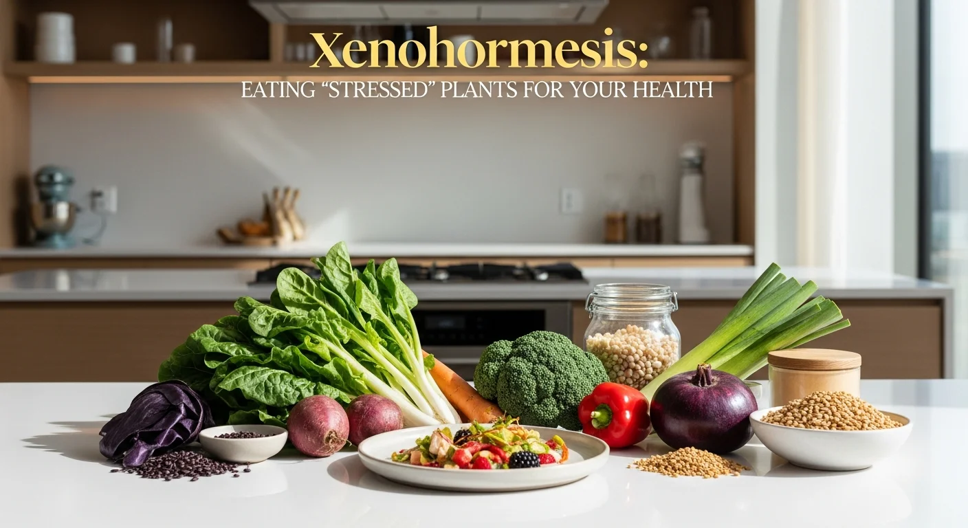 Illustration : La Xénohormèse : Manger des plantes 'stressées' pour votre santé - Guide complet FormOS